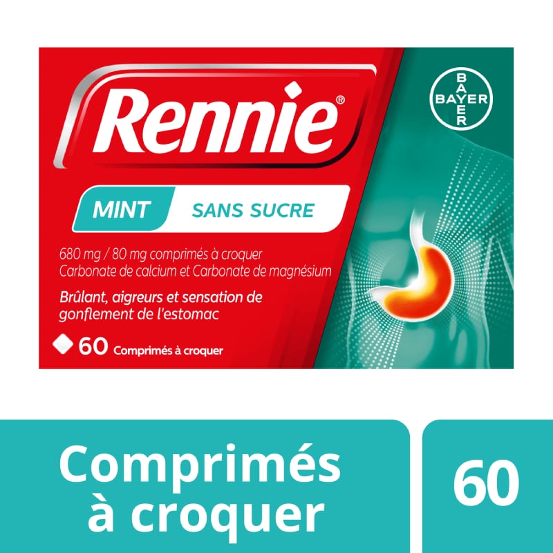 Rennie brûlures d'estomac